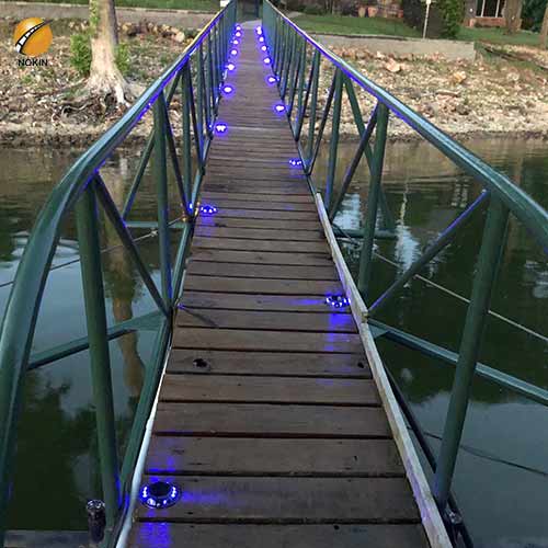 NOKIN Solar Road Stud Lights On The Bridge In Canada